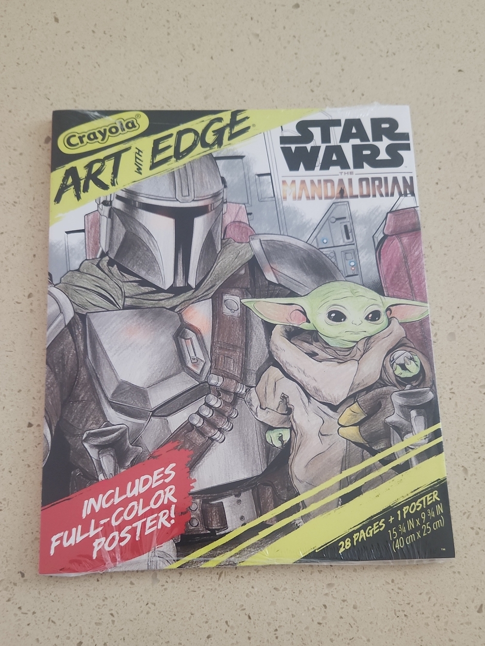 Crayola Star Wars The Mandalorian Art with Edge Coloring Book
